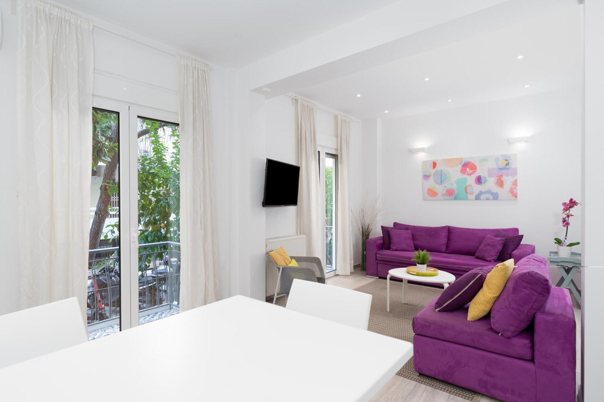 Spacious Modern Apartment In Athens Near Metro Экстерьер фото