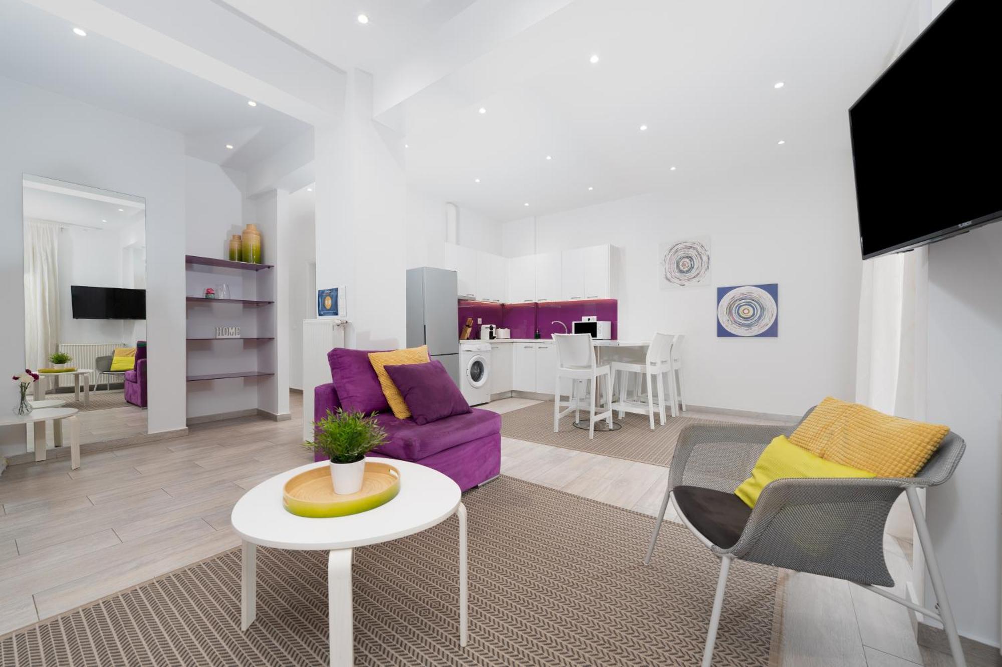 Spacious Modern Apartment In Athens Near Metro Экстерьер фото